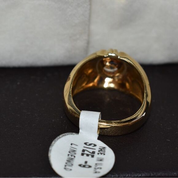 Lindenwold 14K Gold Plated Ring Size9 - Picture 3 of 6